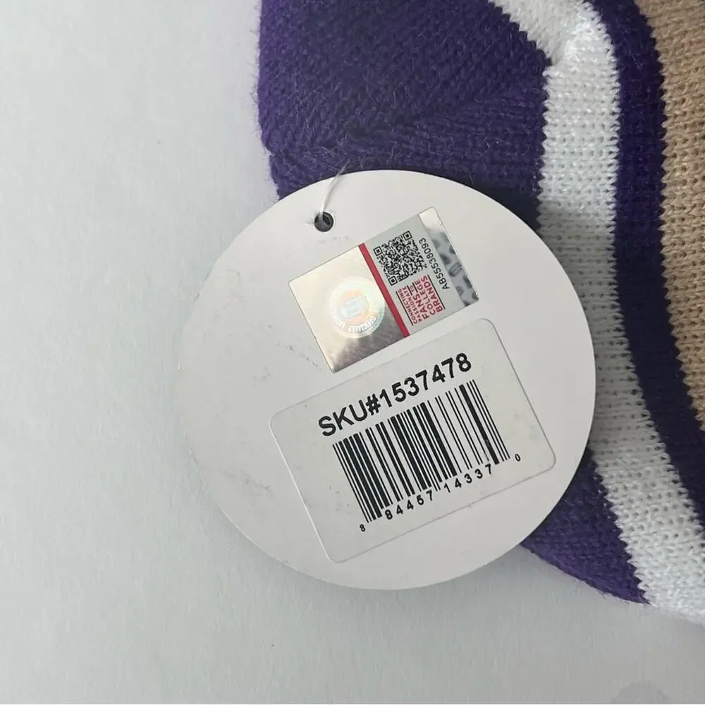 Captivating University of Washington Huskies  Striped Winter Cold Weather Beanie